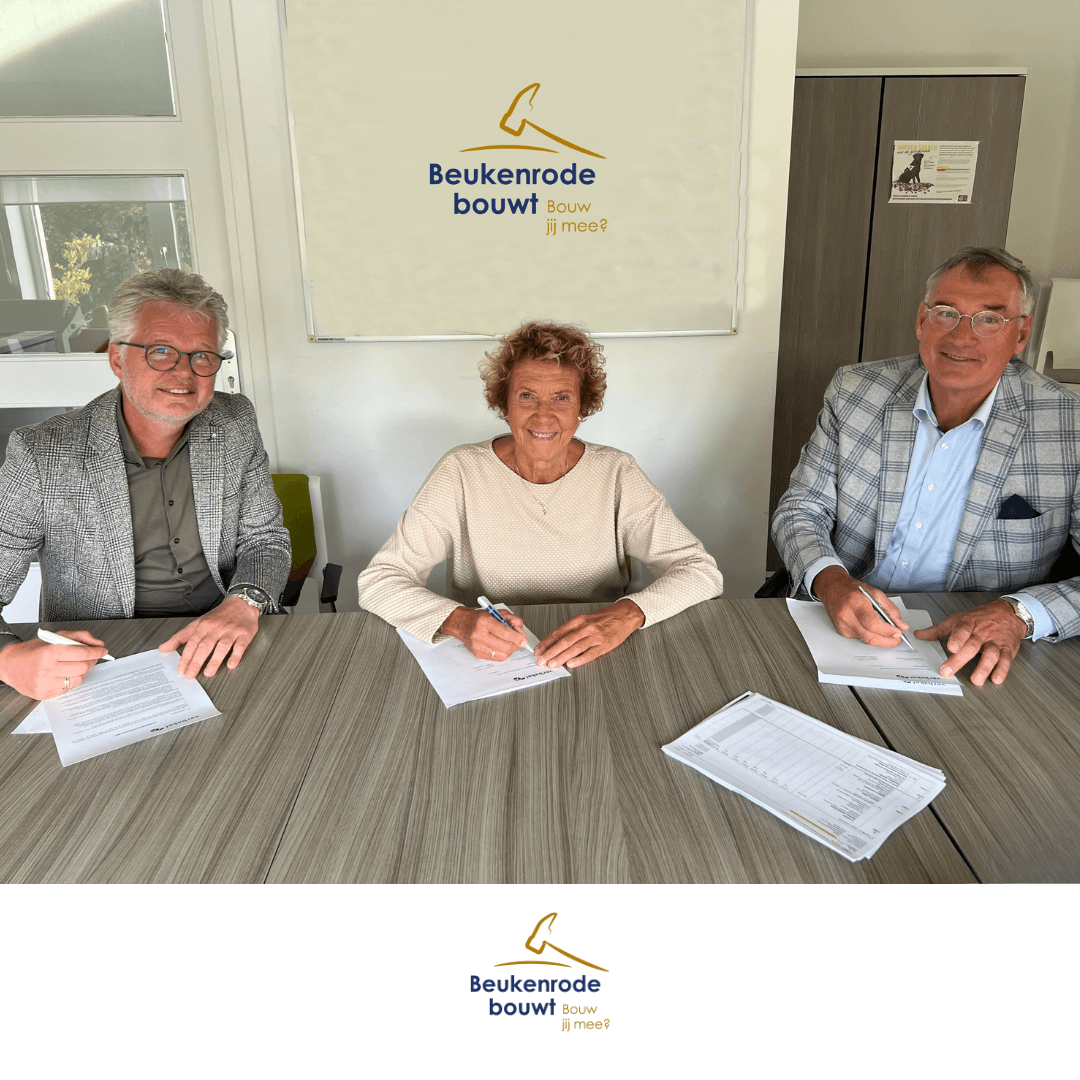 Aannemingsovereenkomst getekend.