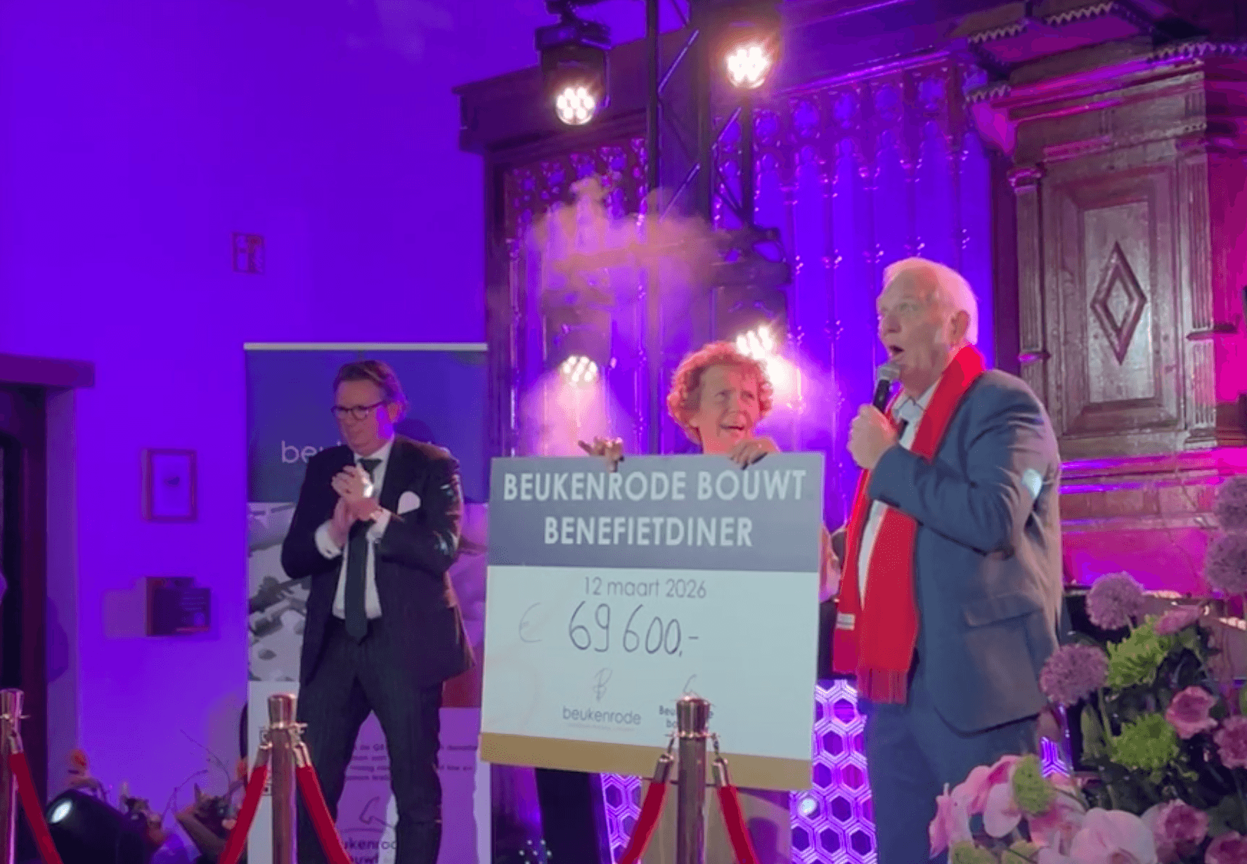 Opbrengst benefietavond