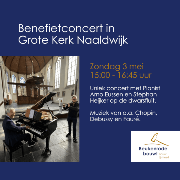 Benefietconcert in Grote Kerk Naaldwijk